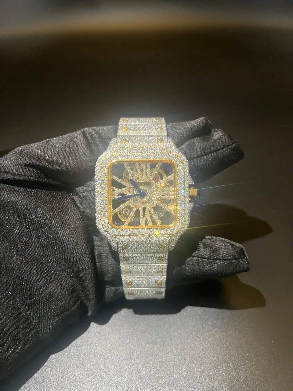 Moissanite Gold Complex Cartier